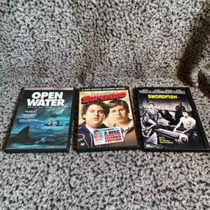 DVD Movie Collection: Open Water, Superbad, Swordfish